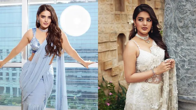 telugu-actress-nidhhi-agerwal-inspired-5-saree-blouse-designs-to-slay-this-festive-season